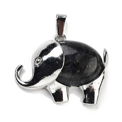 Natural Larvikite Pendants