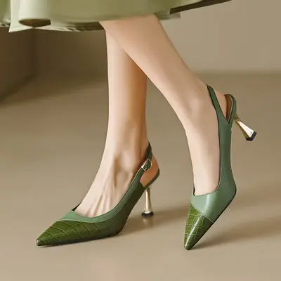 CHIKO Kapri Pointy Toe Stiletto Slingback Shoes