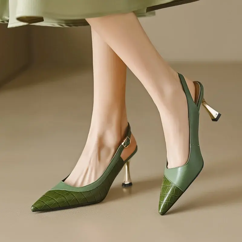 CHIKO Kapri Pointy Toe Stiletto Slingback Shoes