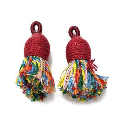 Cotton Tassel Pendants