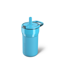 BrüMate Leap 12oz Kids Straw Tumbler | 100% Leakproof Prevents Spills | Silicone Sleeve Protects From Dents & Dings | Keeps ...