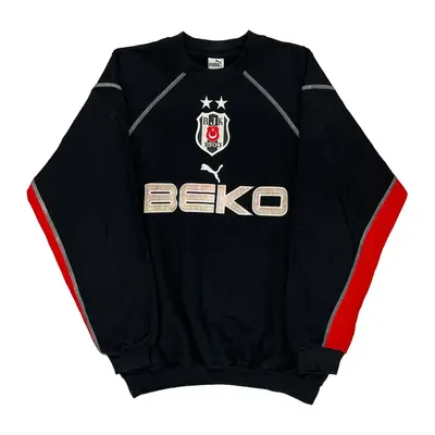 Be?ikta? Jk Puma Football Sweatshirt - XL Black Cotton Blend