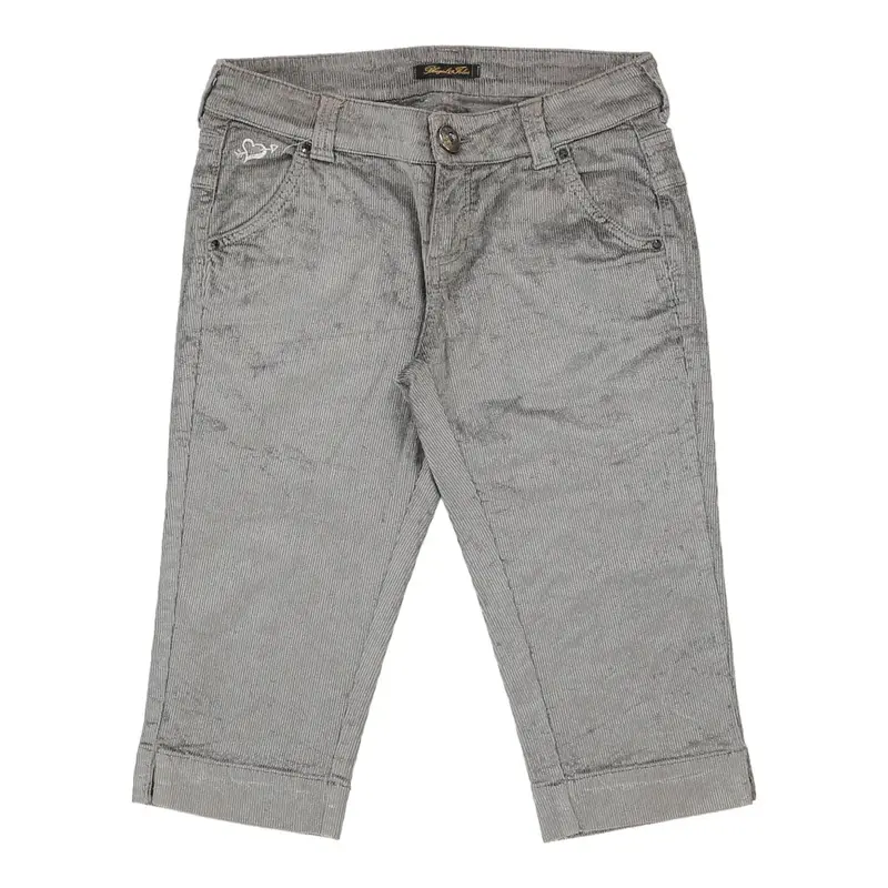Blugirl Shorts - 27W UK 6 Grey Cotton