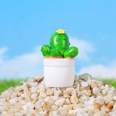 Resin Cactus Pot Model