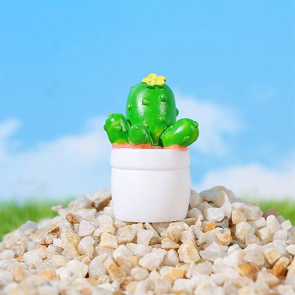 Resin Cactus Pot Model