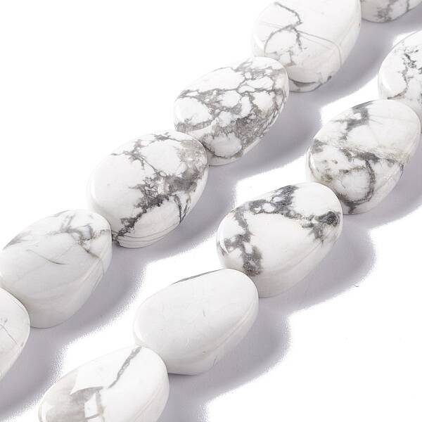 Natural Howlite Beads Strands