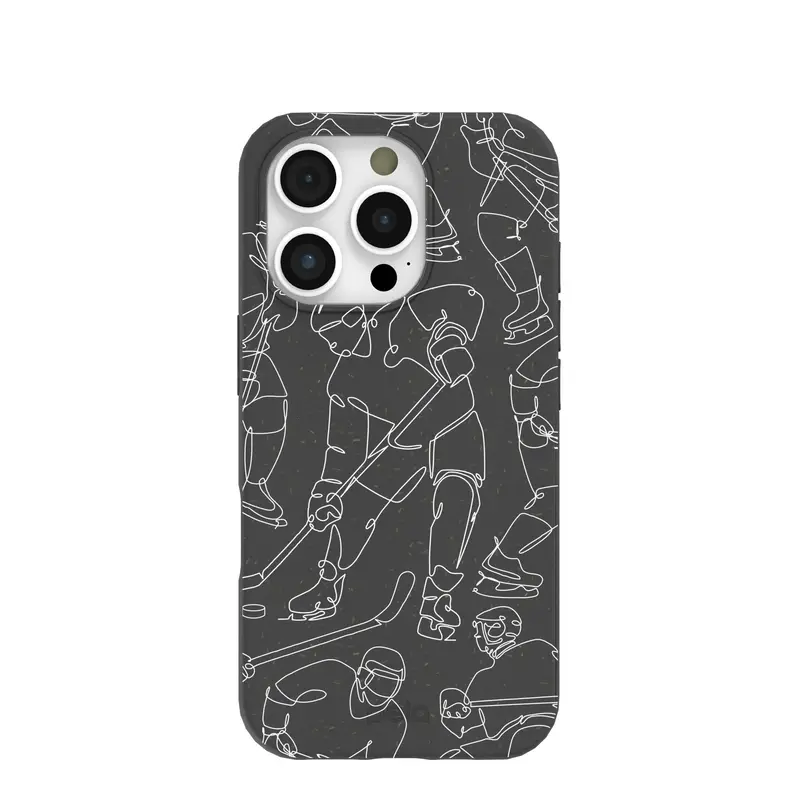 Black Play Sketch iPhone 16 Pro Case