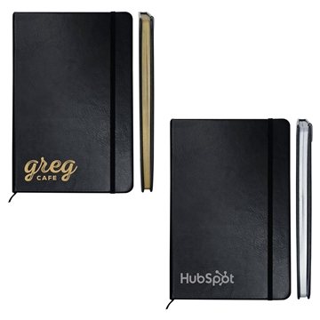25 Custom Gilded Edge Notebook - Hard Cover
