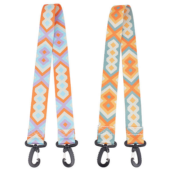 2Pcs 2 Colors Polyester Webbing Ski Boot Straps