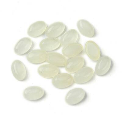 Natural White Jade Cabochons