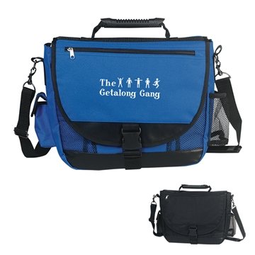 13 Promotional Carry-On Companion Messenger Bag - 600D Polyester