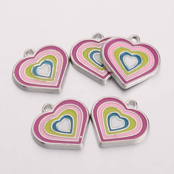 Alloy Enamel Pendants