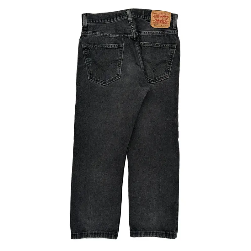 505 Levis Jeans - 32W 26L Black Cotton | Size: 32″ waist