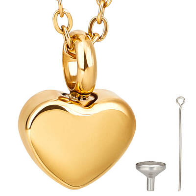 Stainless Steel Urn Ashes Necklace