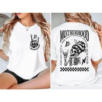 Motherhood Sometimes I Rock It Sometimes It Rocks Me Shirt, Mama Shirt, Mom Shirt, Rocker Mom Gifts, Mothers Day Gift Unisex ...