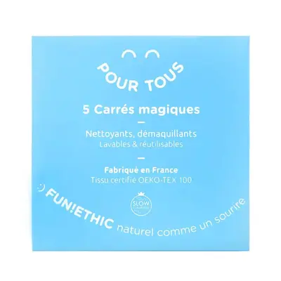 Fun!Ethic Hygiene Washable Make-up Removing Wipes x5