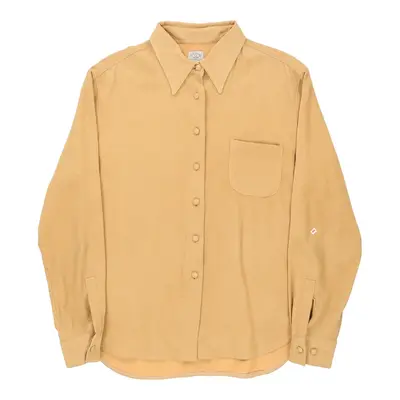Armani Jeans Shirt - XL Yellow Viscose Blend | Size: x-large