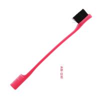 1 pcs  Hair Edge Brush Double Sided Control Hair Brush Comb Combo Pack Smooth Comb Grooming (Random color)