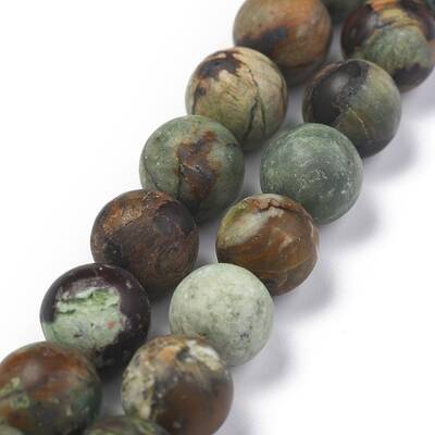 Natural Green Opal Beads Strands