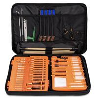 Universal Cleaning Kit with Denser Brass Brushes, Mops, Jags,Rods,Ropes and Travel Size Range Bag Tool Accessories Tool Box F...