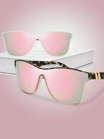 2 Pair Tortoise Shell Pattern Flat Top Sunglasses for Women, Sun Protection Sunglasses for Men, Trends 2025 for Outdoor Activ...