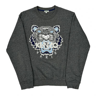 Kenzo Graphic Sweatshirt - Medium Grey Cotton