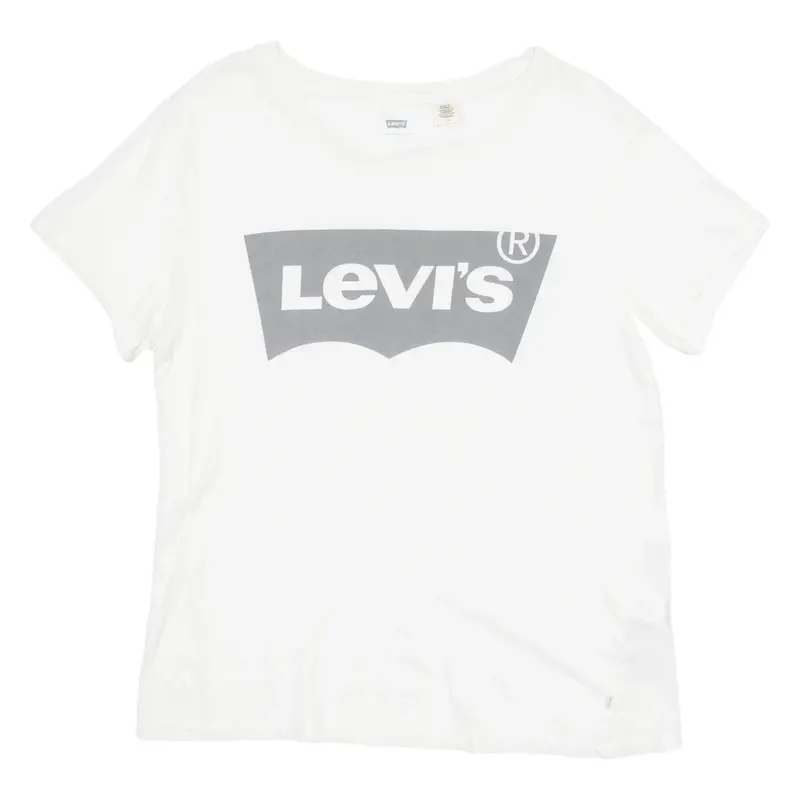 LEVI'S Womens T-Shirt White L