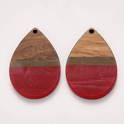 Resin & Walnut Wood Pendants