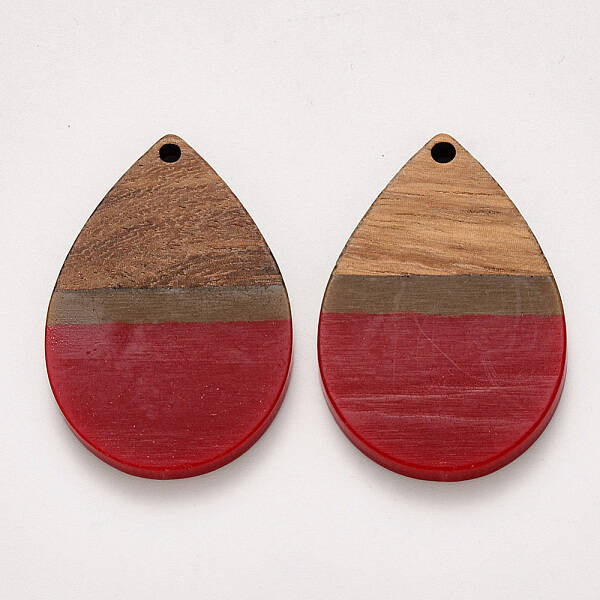 Resin & Walnut Wood Pendants