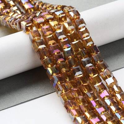Electroplate Glass Beads Strands