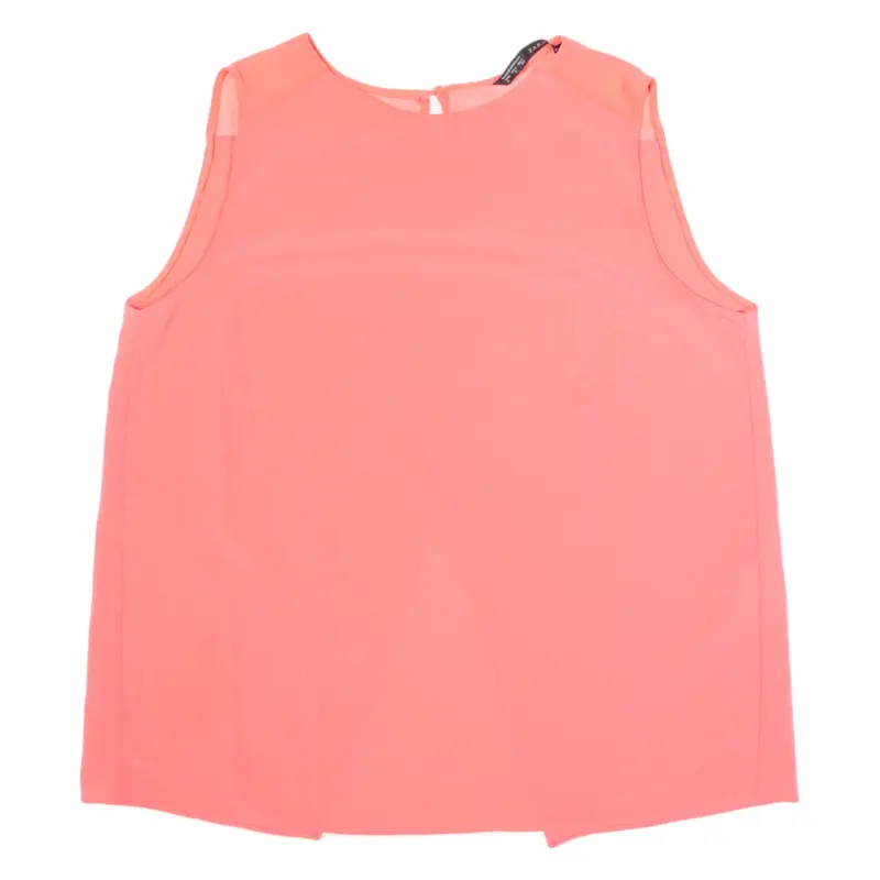 ZARA WOMAN Womens Vest Pink Sleeveless S