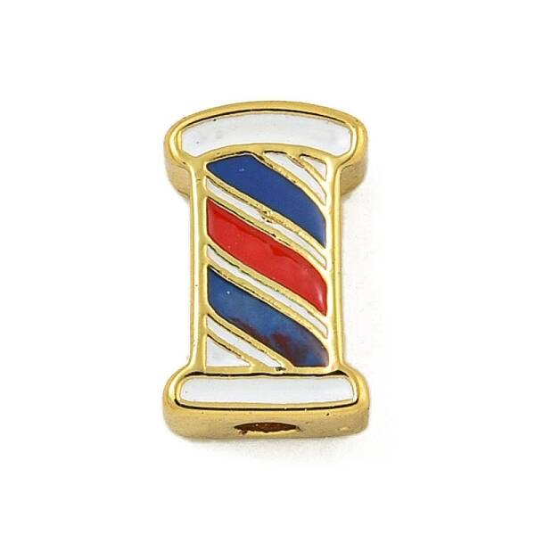 Rack Plating Brass Enamel Beads