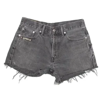 LEVI'S 505 Womens Denim Shorts Grey M W30