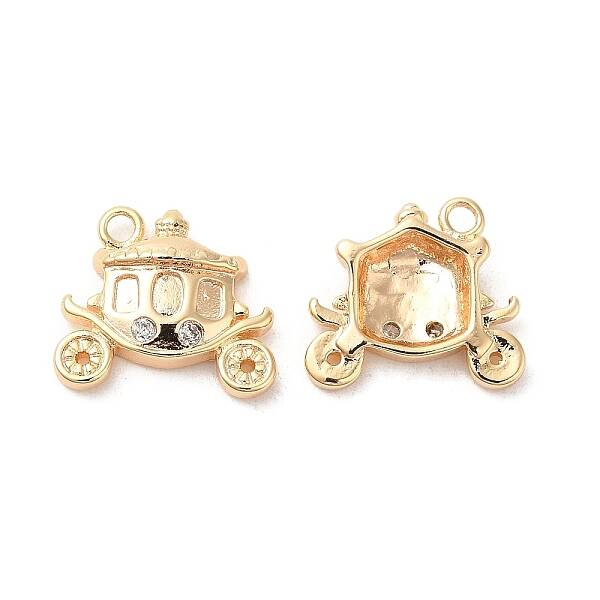 Brass with Cubic Zirconia Pendants