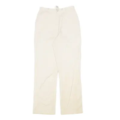 CHARTER CLUB Trousers Cream Regular Straight Womens W24 L27