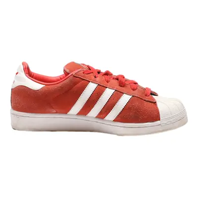 ADIDAS Sneaker Trainers Red Leather Mens UK 5.5