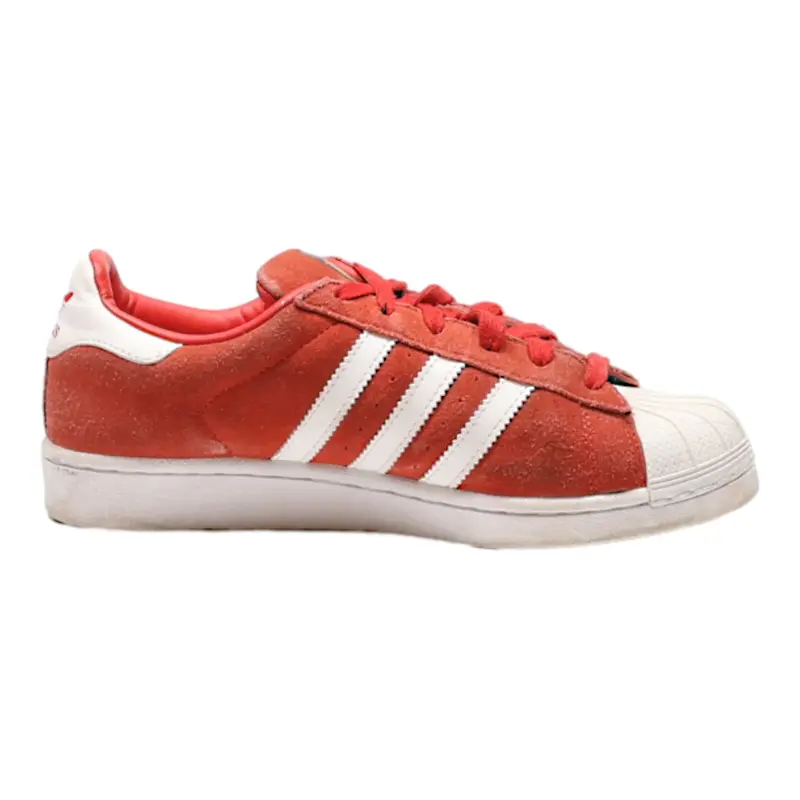 ADIDAS Sneaker Trainers Red Leather Mens UK 5.5