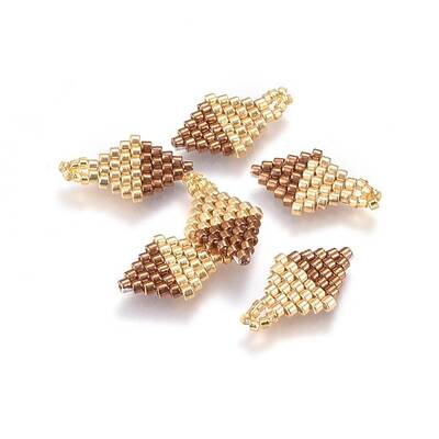 MIYUKI & TOHO Handmade Japanese Seed Beads Pendants