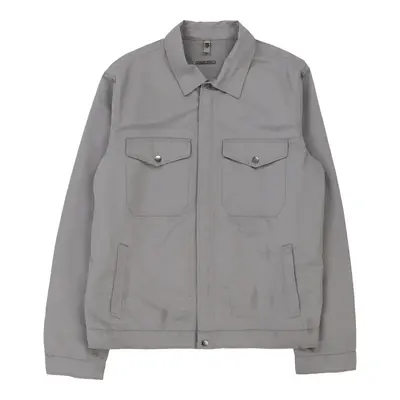 Armani Exchange Jacket - Large Grey Polyester | Size: large