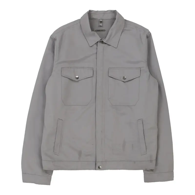 Armani Exchange Jacket - Large Grey Polyester | Size: large