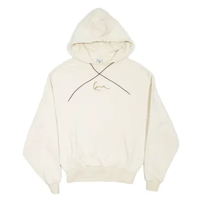 KARL KANI Womens Beige Hoodie S