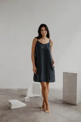 ZOE dress in Charcoal | Size: XL