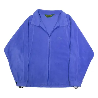 REGATTA Mens Fleece Jacket Purple 2XL