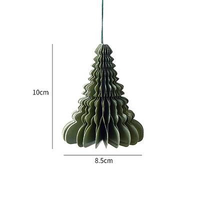 Christmas Paper Honeycomb Ball Pendant Decorations
