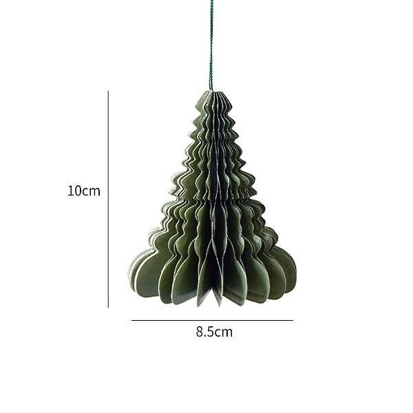 Christmas Paper Honeycomb Ball Pendant Decorations