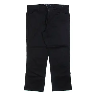 DICKIES Womens Trousers Black Regular Straight W34 L27