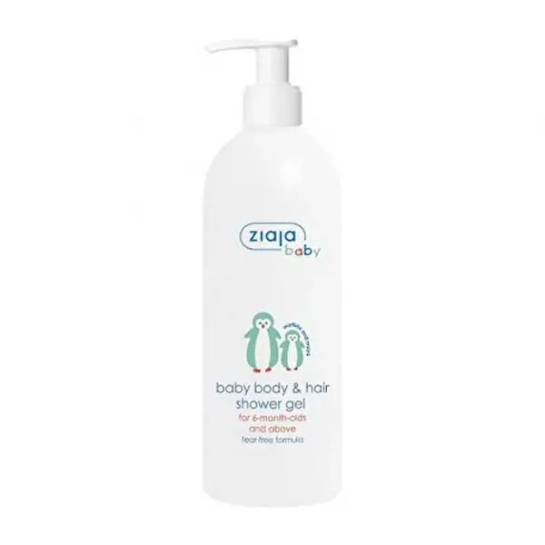 Ziaja Gel Detergente Corpo E Capelli Per Bambini Penguin (Gel Doccia Corpo E Capelli Per Bambini) 400 Ml