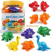 Dinosaur Design Alphabet Matching Game, Matching Letters Game Toy with Uppercase & Lowercase, Creative Learning Toy for Hand-...