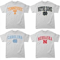 Retro College Football T-Shirt – Vintage-style unisex cotton tee in Ash color. A must-have for classic football fans!