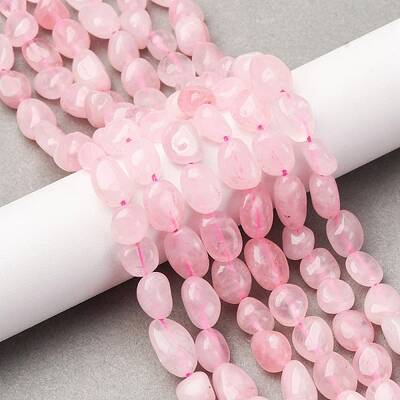 Natural Rose Quartz Beads Strands